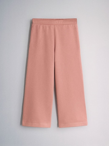 The Set Wide Leg Hose in Beige