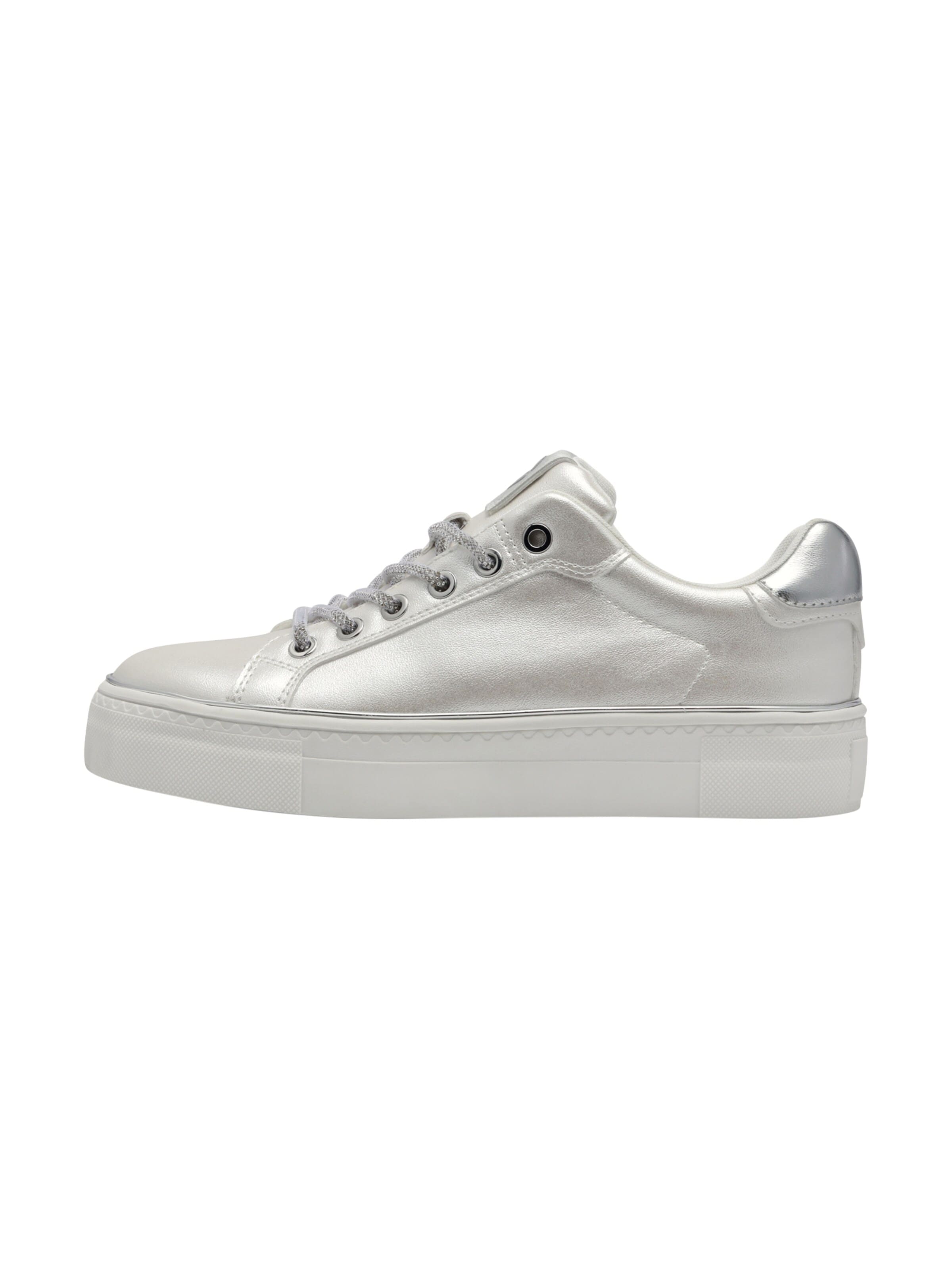 Chaussure de sport à lacets Tamaris en blanc : devant