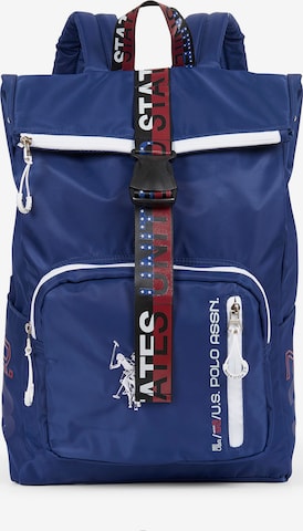 U.S. POLO ASSN. Backpack in Blue: front