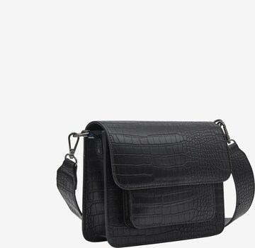 HVISK - Bolso de hombro en negro: frente