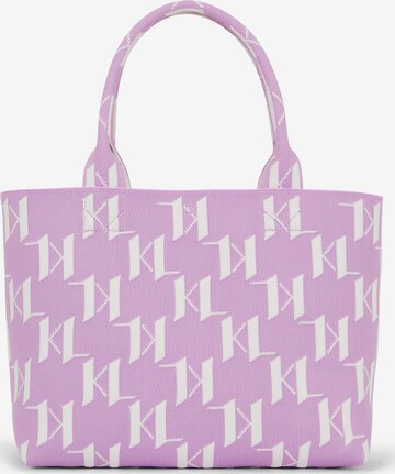 Cabas Karl Lagerfeld en violet