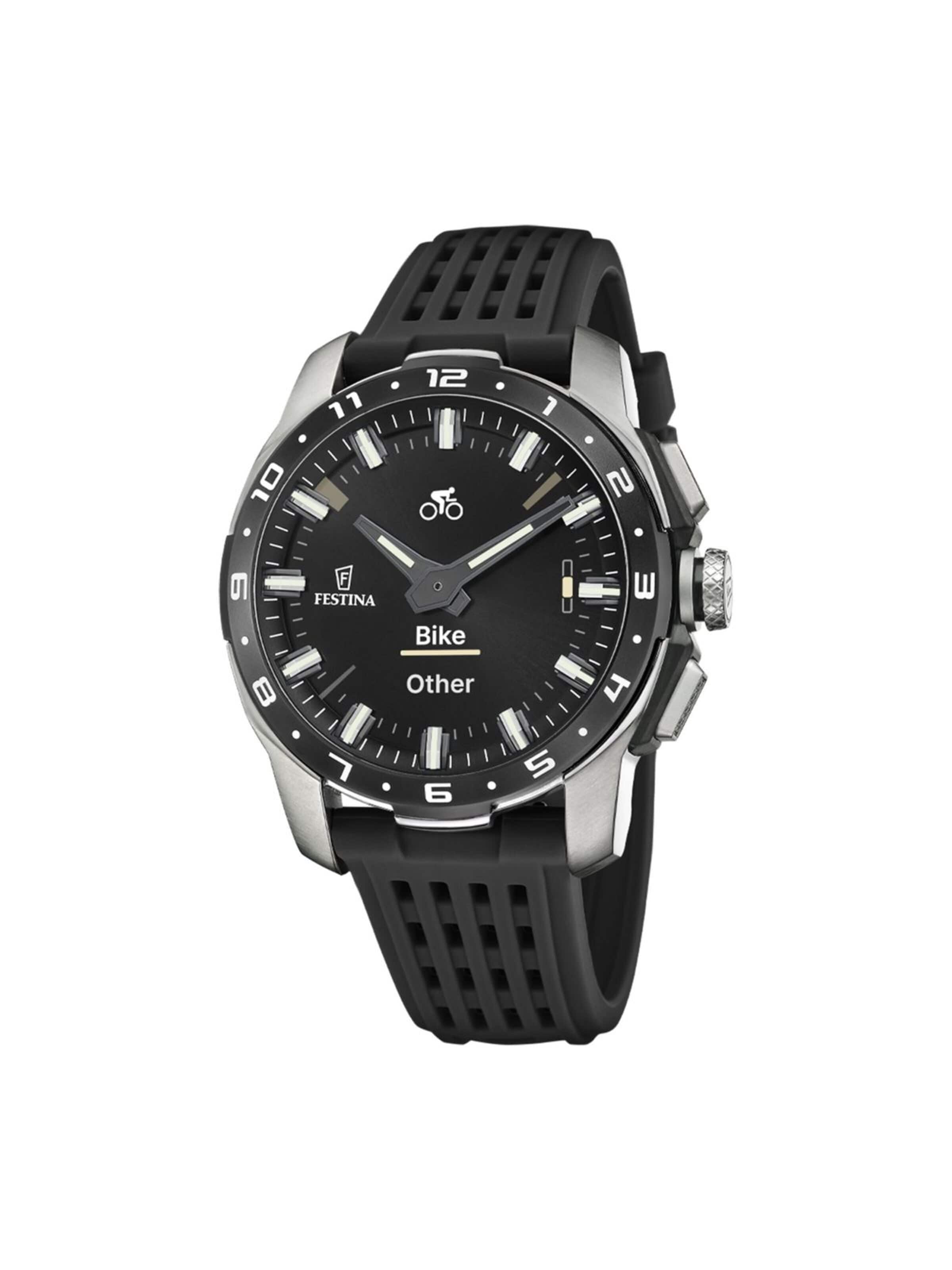 Montre digitale 'Smartwatch Connected' FESTINA en noir : devant