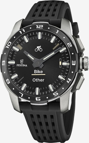 FESTINA Digitální hodinky 'Smartwatch Connected' – černá: přední strana
