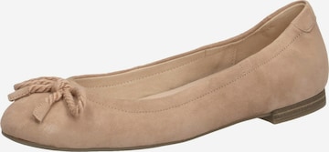 CAPRICE Ballerina in Beige: front