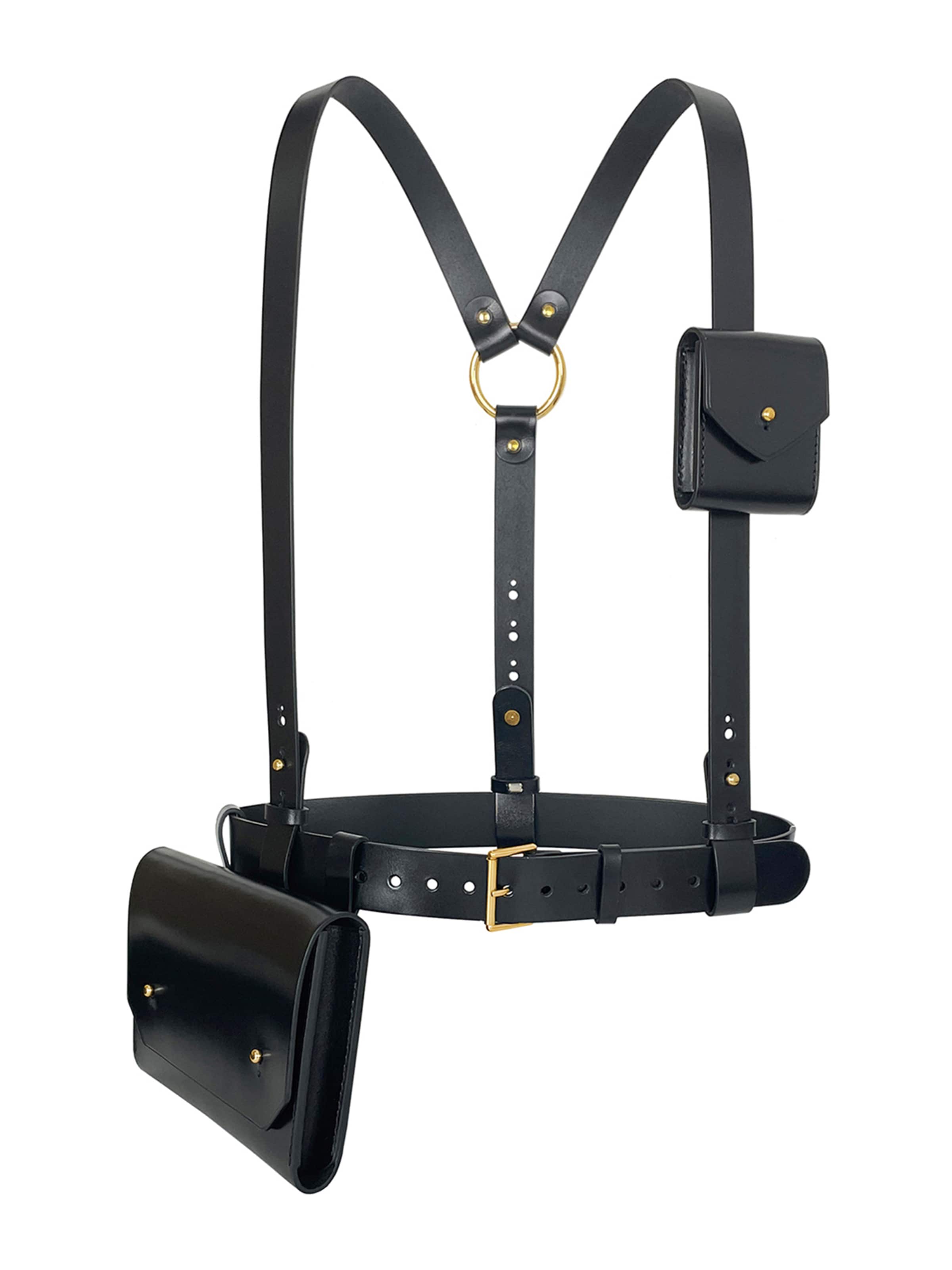 Haute Cuir - Cinturón en negro: frente