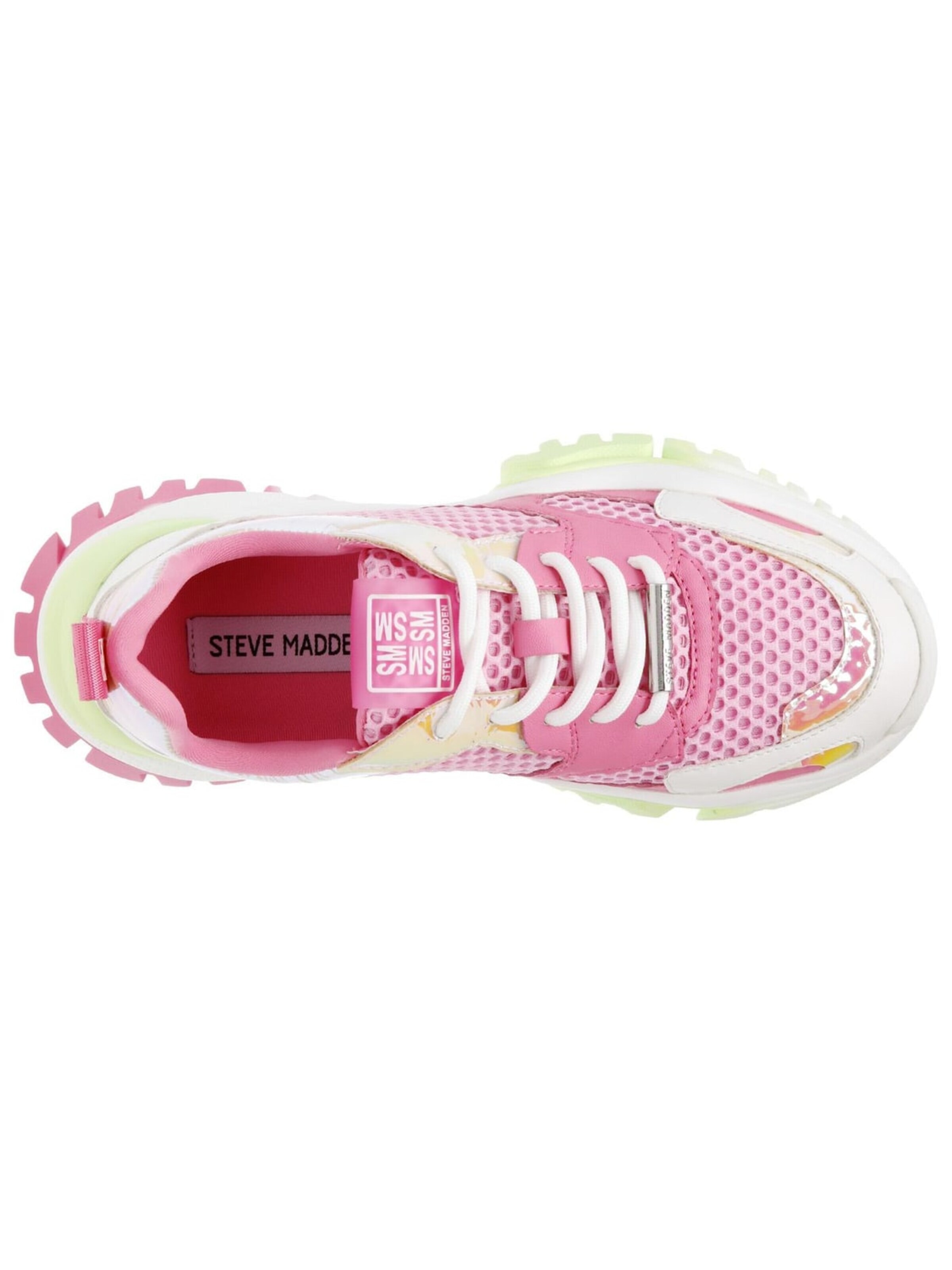 STEVE MADDEN Buty sportowe sznurowane 'W Treasure Pink / Candy Shoes' w kolorze mieszane kolory