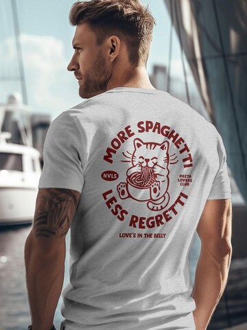 Neverless Shirt 'spaghetti' in Grey