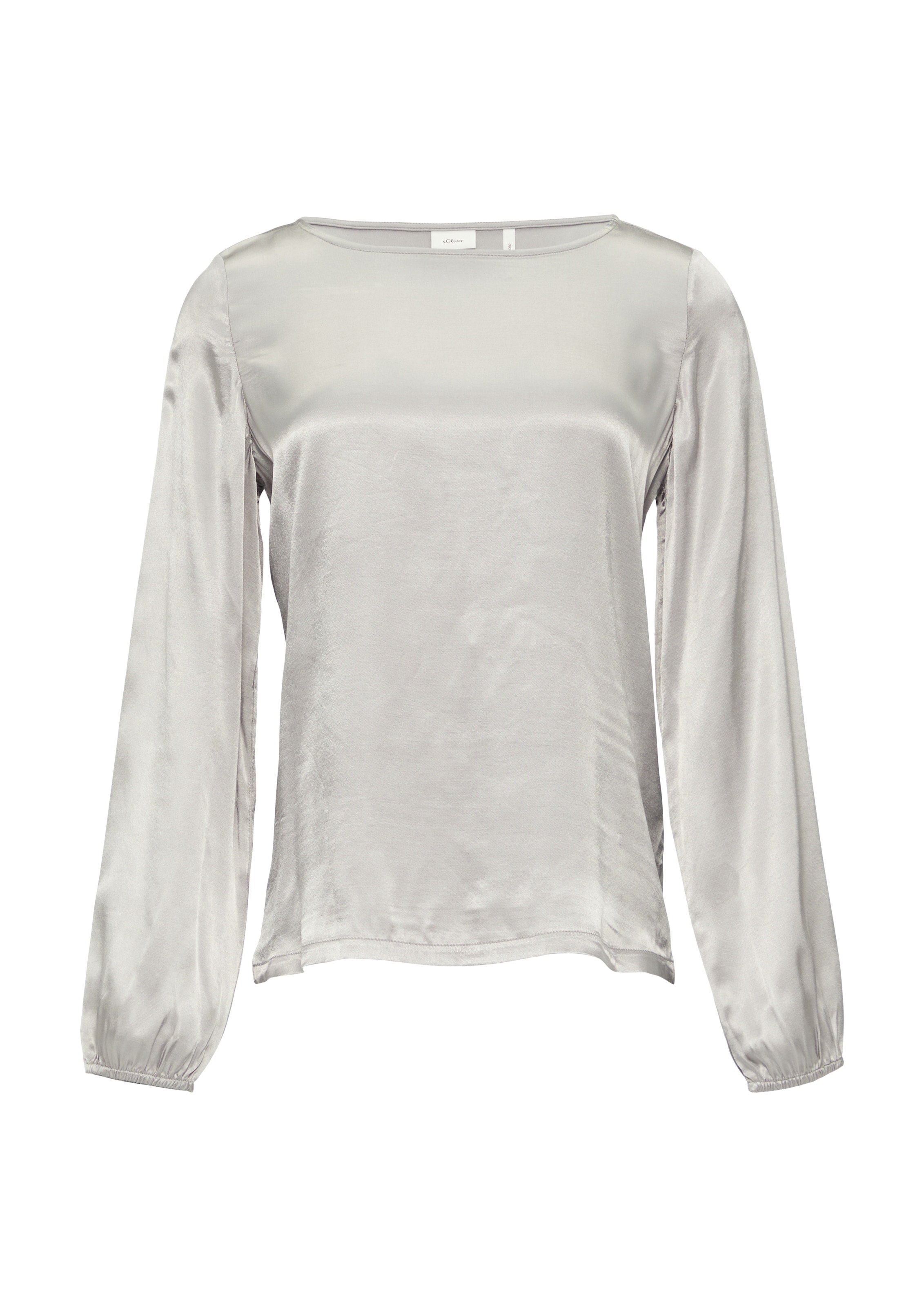 s.Oliver BLACK LABEL Bluse in Grau: Vorderseite