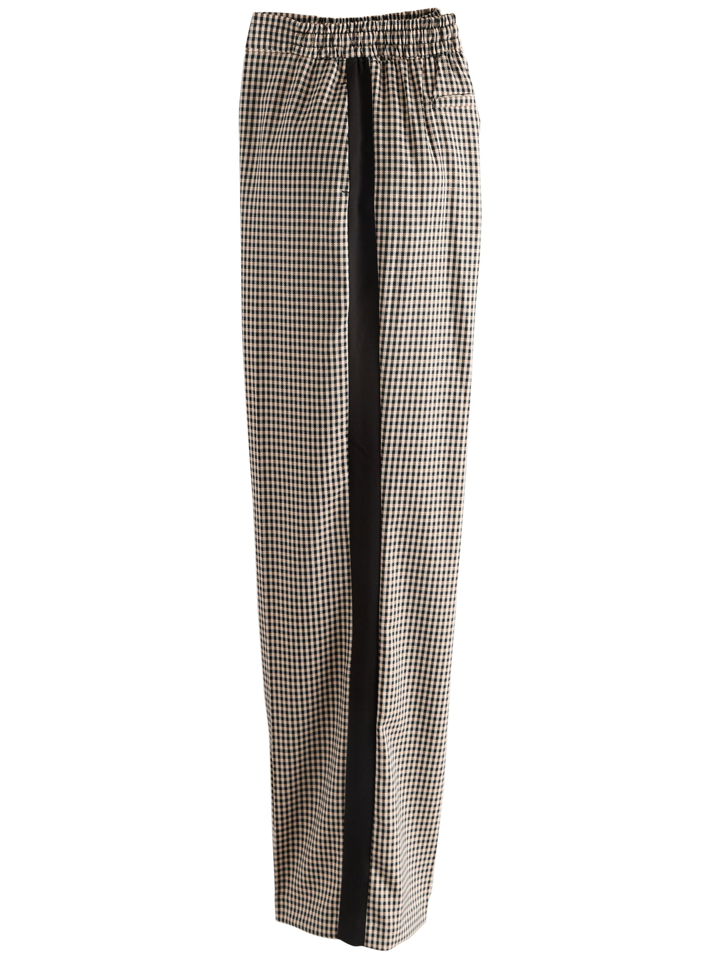 Next Široke hlačnice Hlače na rob | črna barva