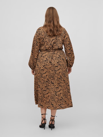 EVOKED Dress 'Miras' in Brown