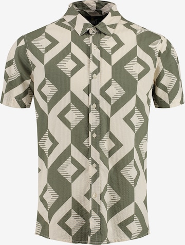 Key Largo Regular fit Overhemd 'TRACK' in Beige: voorkant