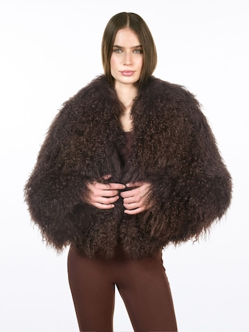 WeLoveFurs Winterjacke 'Braune Lammfelljacke CHLOÈ'‌ in Braun