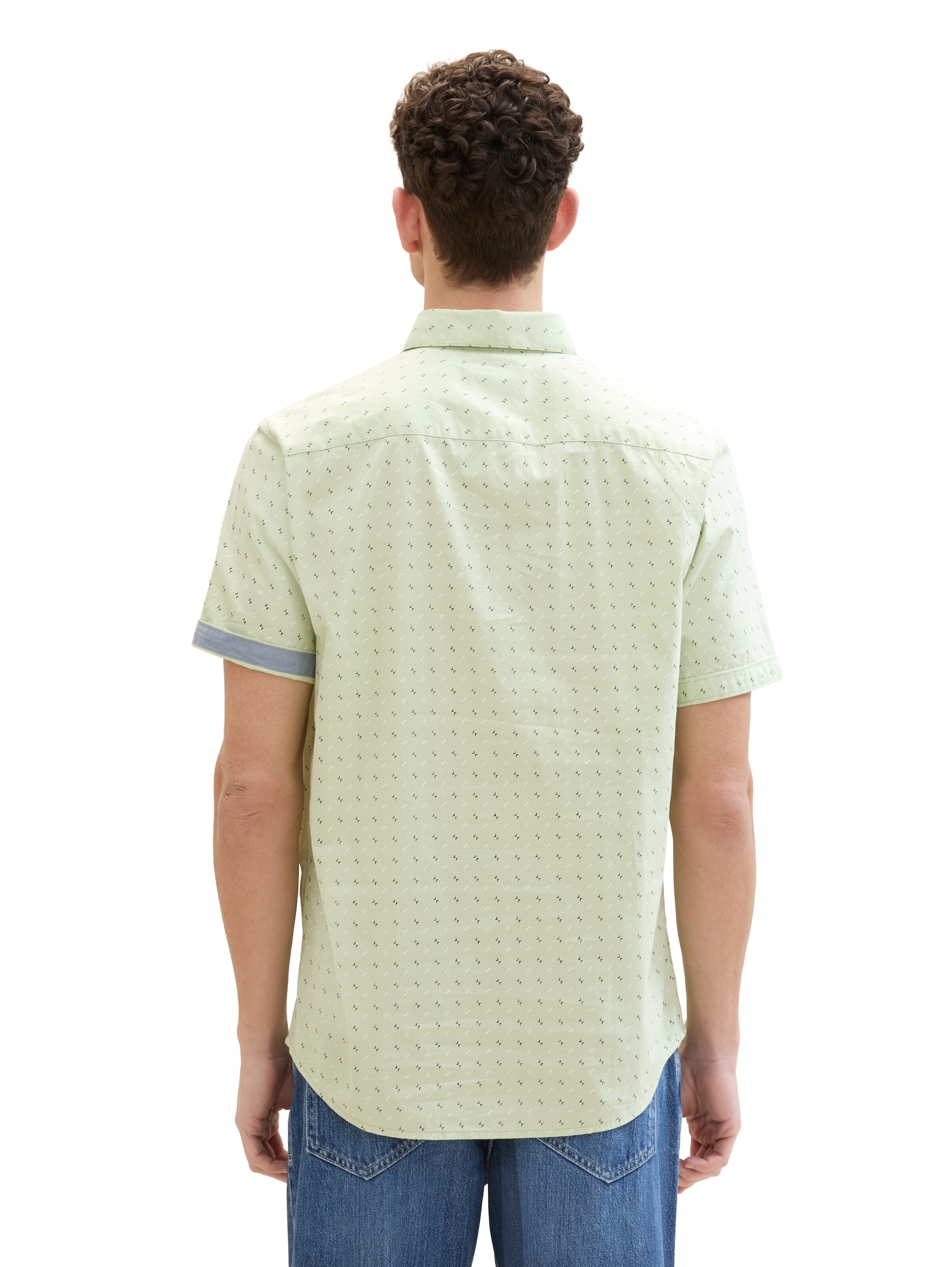 TOM TAILOR Regular fit Button Up Shirt in Green