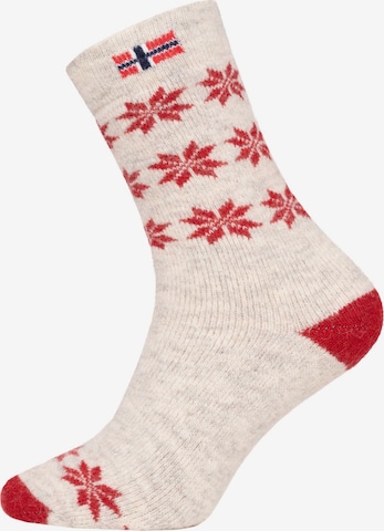 HomeOfSocks Socks 'HOS804' in Red: front