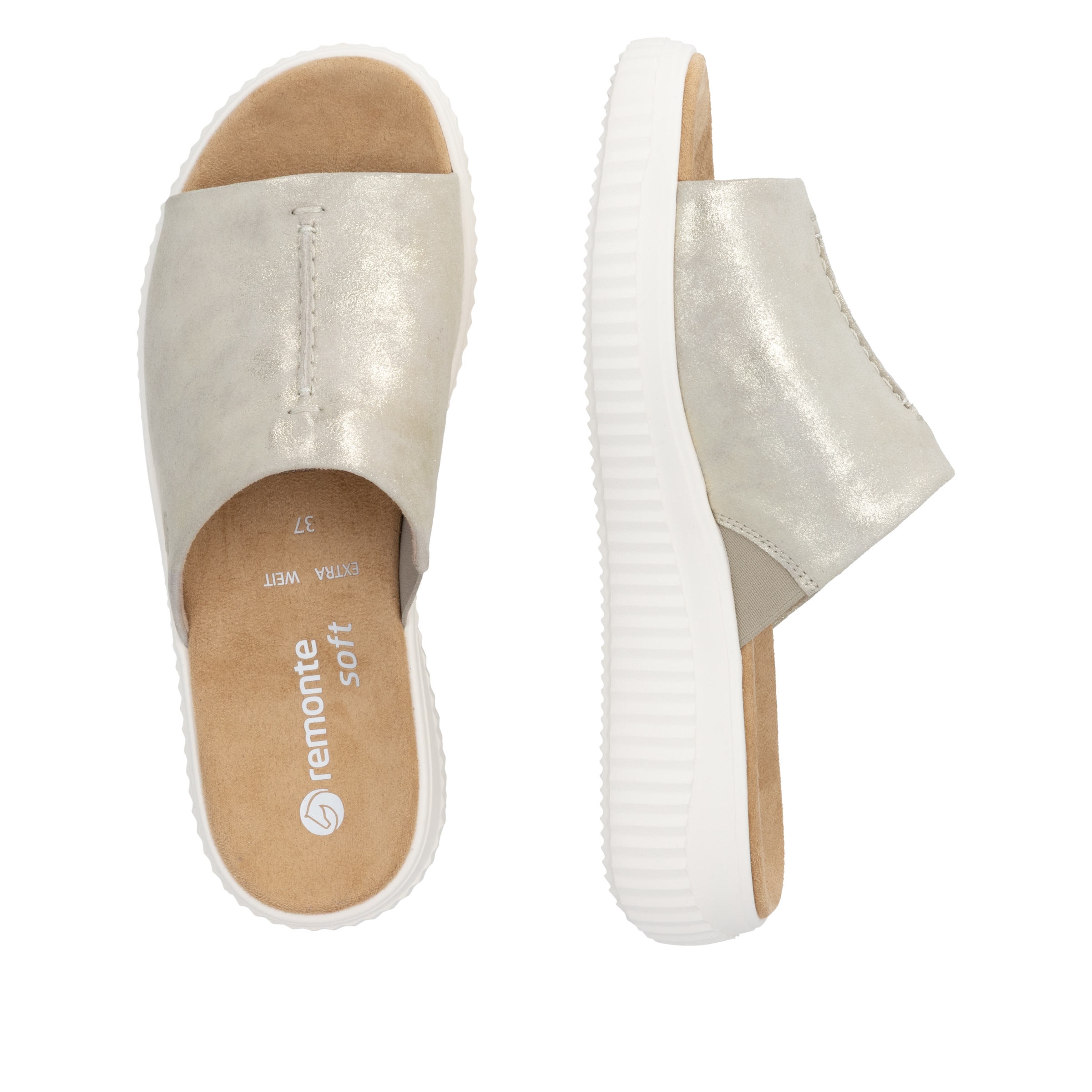 REMONTE Mules in Gold