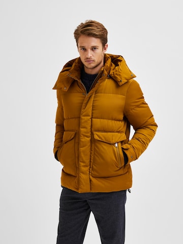 SELECTED HOMME Jacke 'Falkirk' in Braun: predná strana