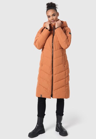 NAVAHOO Winter Coat 'Sahnekatzii XIV' in Orange