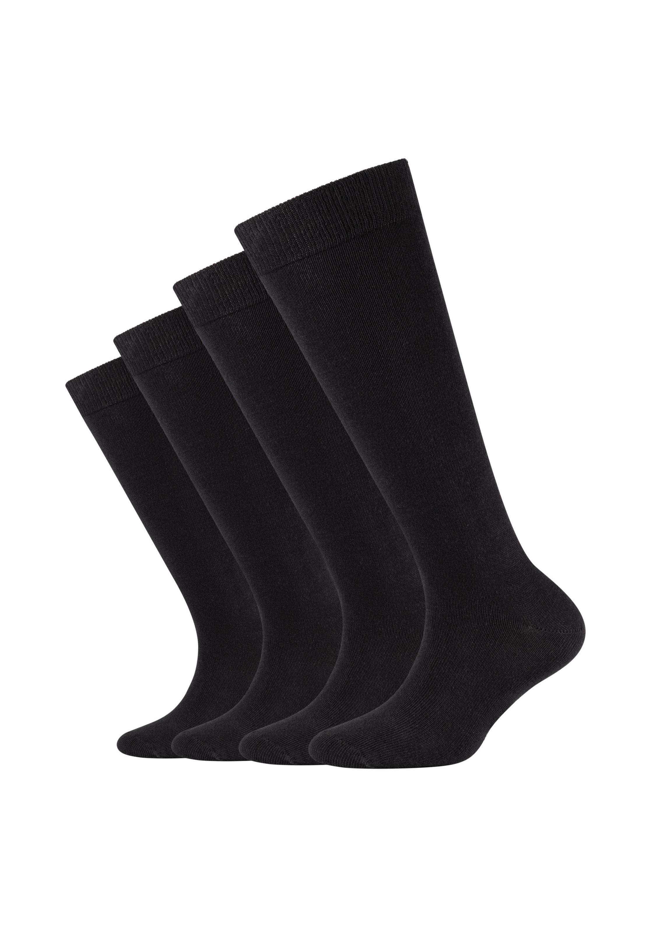 camano Socks in Black: front