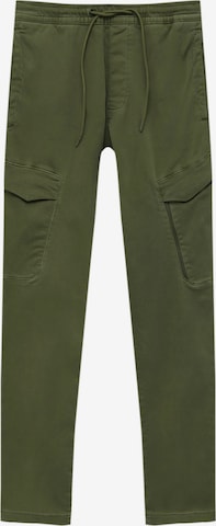 Pull&Bear Regular Hose in Grün: predná strana