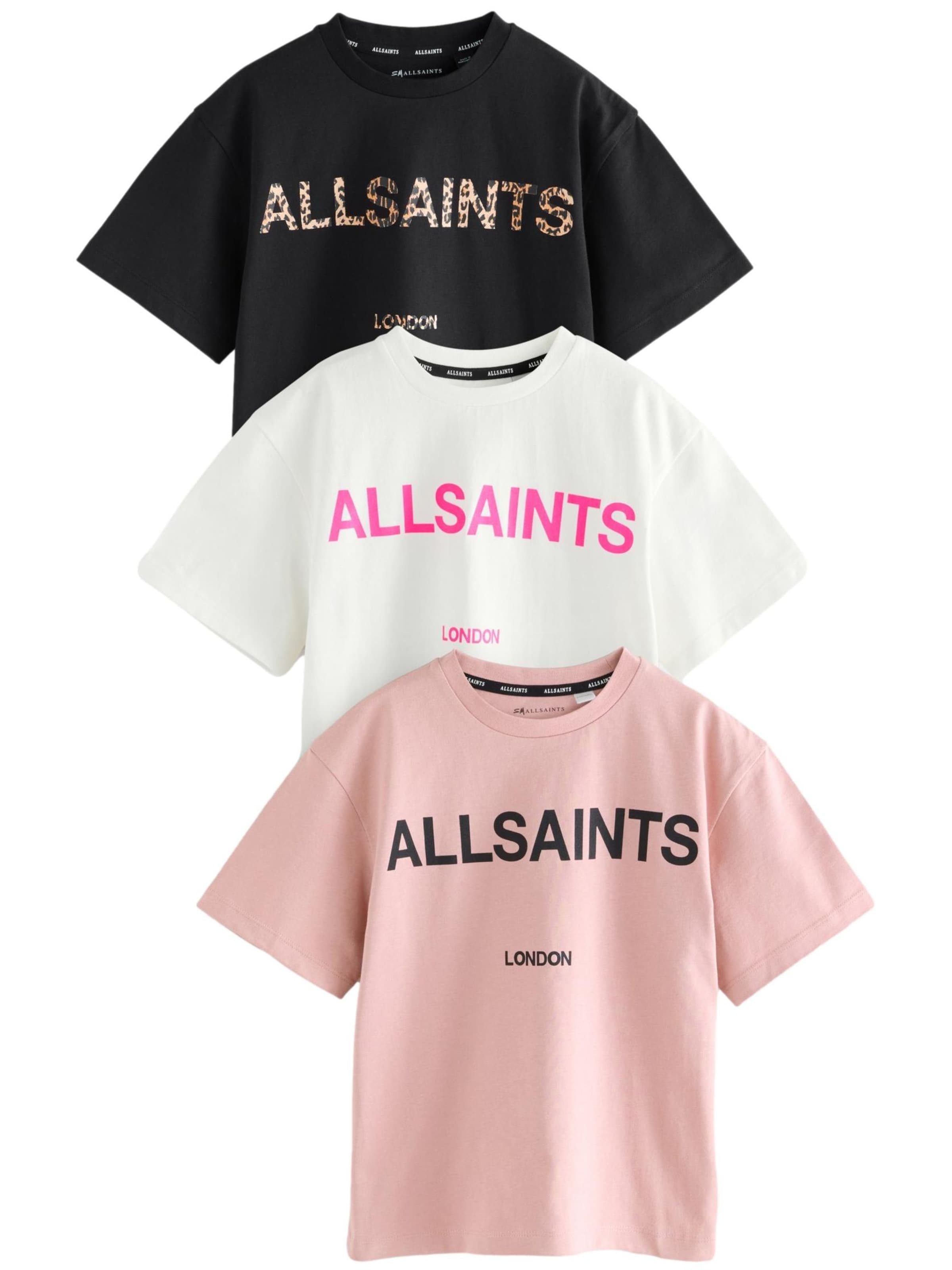 T-Shirt smALLSAINTS en rose : devant