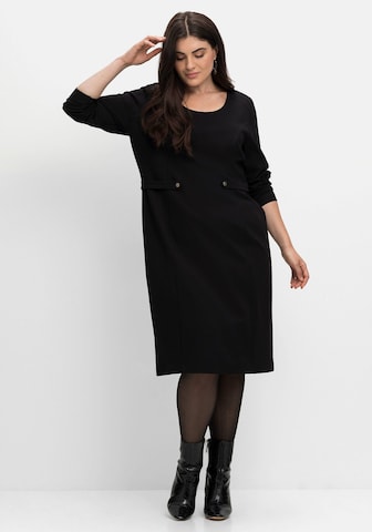 SHEEGO Kleid in Schwarz