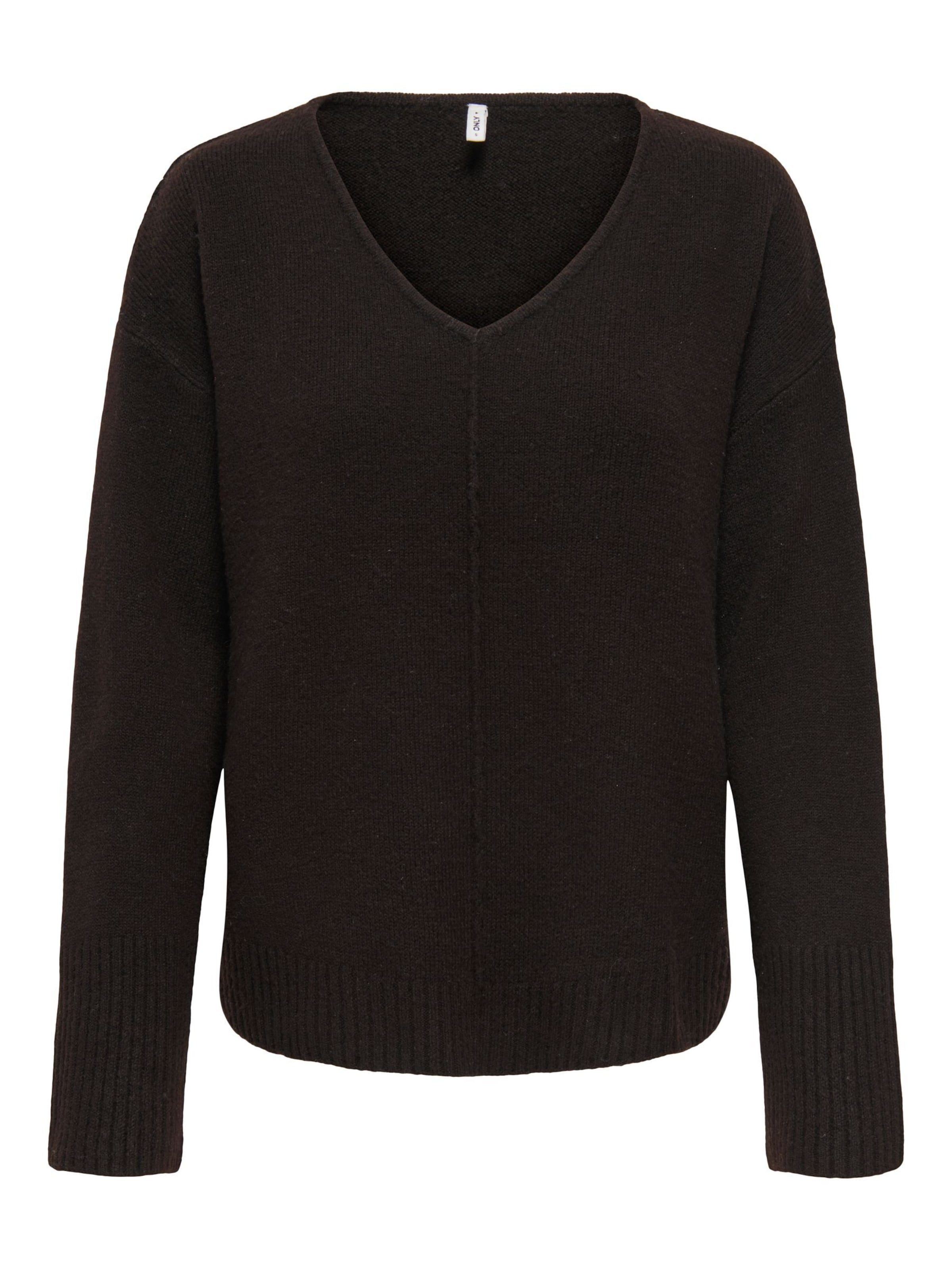 Pull-over 'ONLWhitney' ONLY en marron : devant