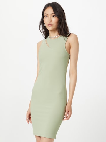 PIECES - Vestido 'Sara' en verde: frente