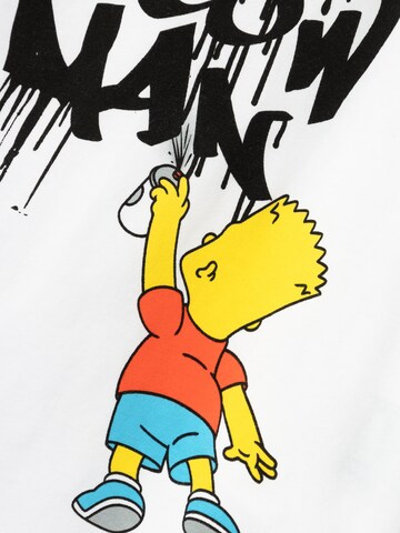 NAME IT Paita 'Milas Simpsons' värissä valkoinen