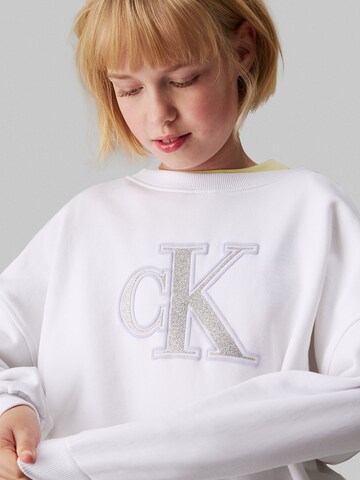 Calvin Klein Jeans Sweatshirt in Wit