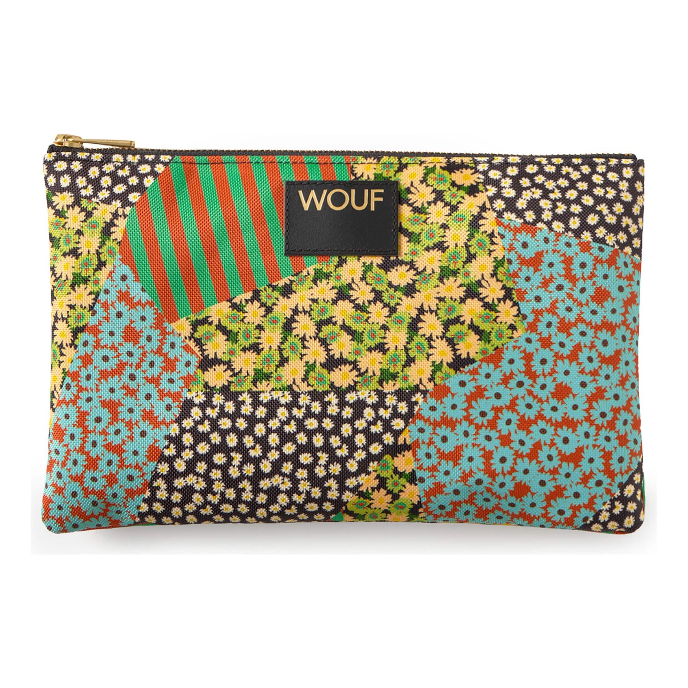 Trousse de maquillage 'Daily' Wouf en mélange de couleurs : devant