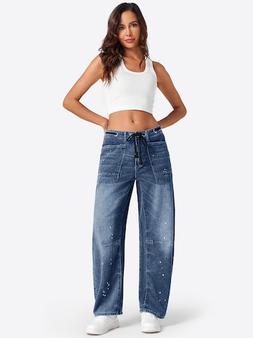 Imily Bela Loosefit Farmer - kék