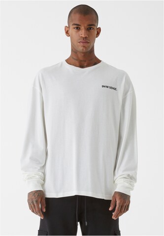9N1M SENSE Shirt 'Essential' in Wit: voorkant
