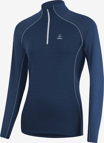 Löffler Performance Shirt in Blue: front