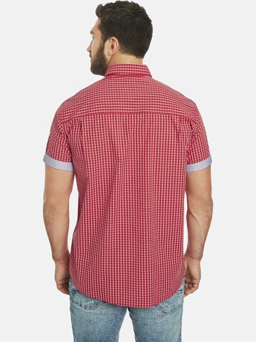 Jan Vanderstorm Regular fit Button Up Shirt 'Ajule' in Red