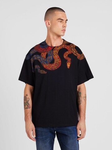 Just Cavalli Shirt 'MAGLIETTE' in Schwarz: Vorderseite
