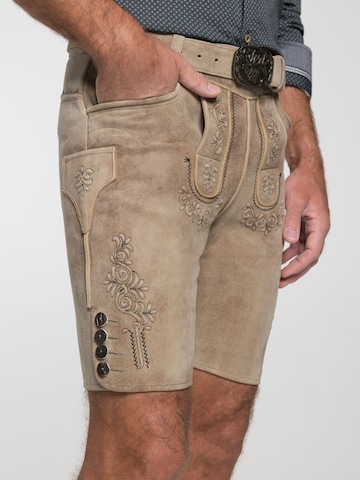 SPIETH & WENSKY Regular Klederdracht broek in Bruin