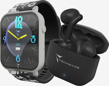 Techmade Digitaluhr 'Dreamer - Bundle-Paket' in Weiß: Vorderseite