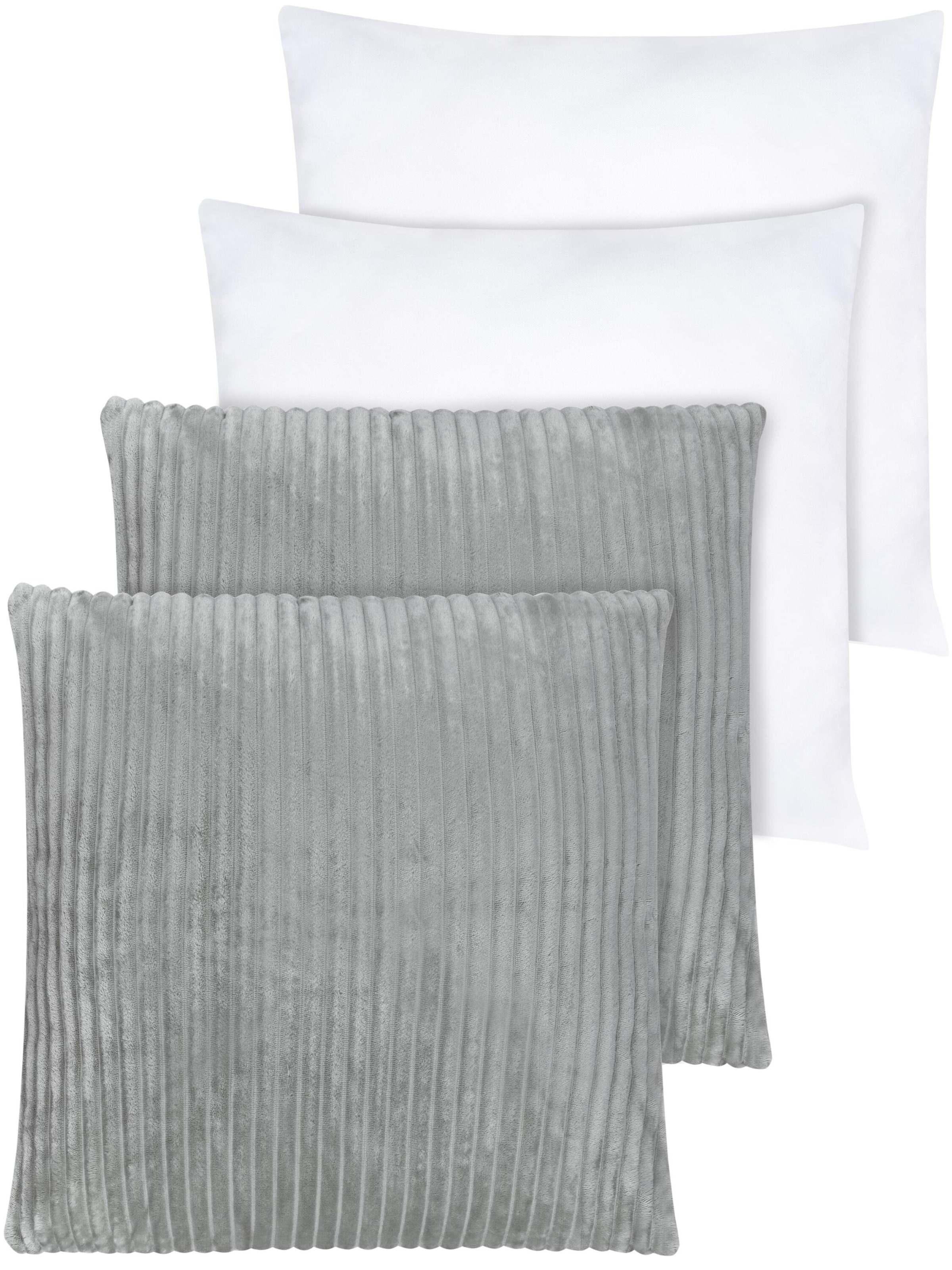 Aspero Kissen in hellgrau, Produktansicht