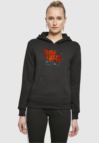Merchcode Sweatshirt 'Thin Lizzy - Massacare' in Black: front