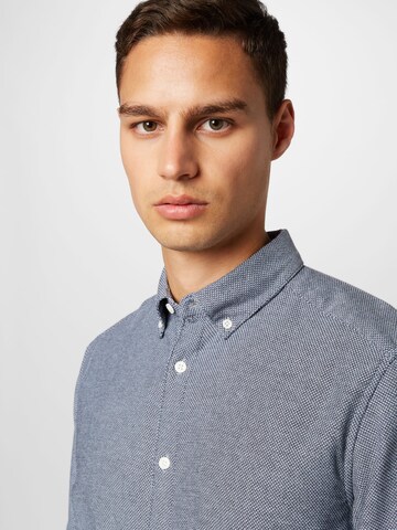 Only & Sons Slim fit Button Up Shirt 'TAR' in Blue