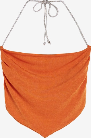 Bershka Top in Oranje: voorkant