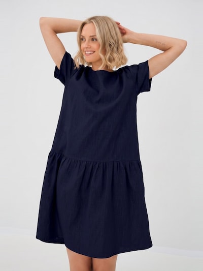 LeMuse Dress Kjole 'BLOSSOM' i 34 i mørkeblå, Produktvisning