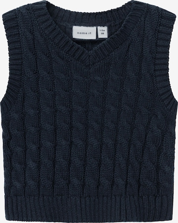 Gilet NAME IT en bleu : devant