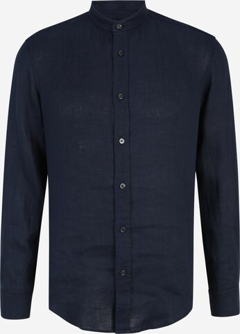 Coupe slim Chemise 'TAROK' DRYKORN en bleu : devant