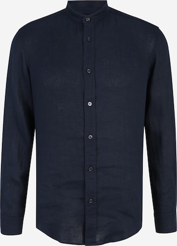 DRYKORN Slim fit Overhemd 'TAROK' in Blauw: voorkant