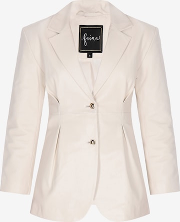 faina Prechodná bunda - Biela: predná strana