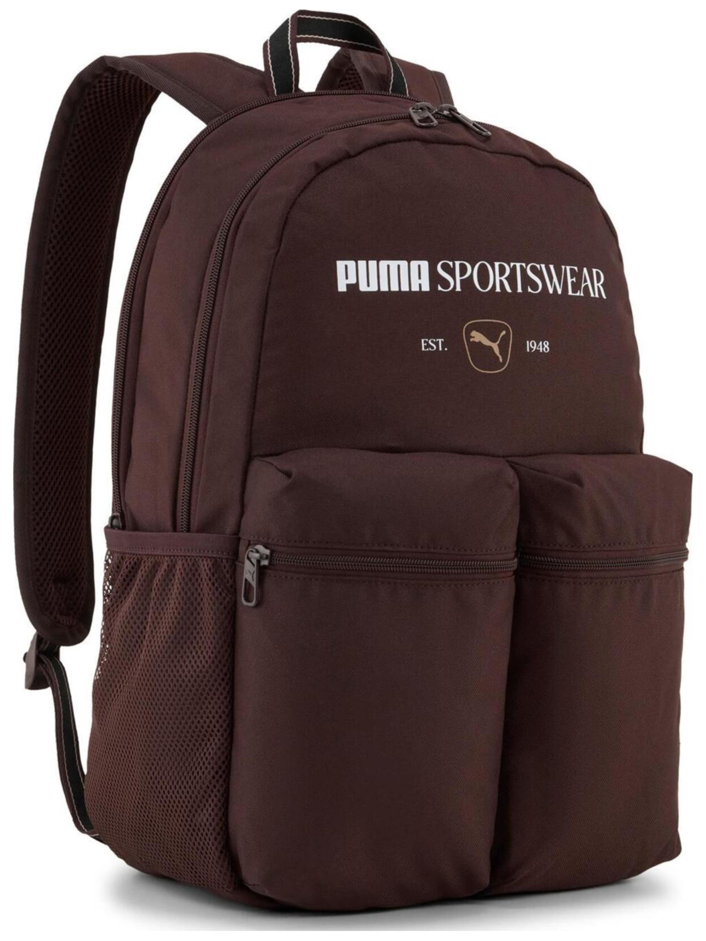 PUMA - Mochila 'Puma Phase Class Backpack 22L' en marrón: frente