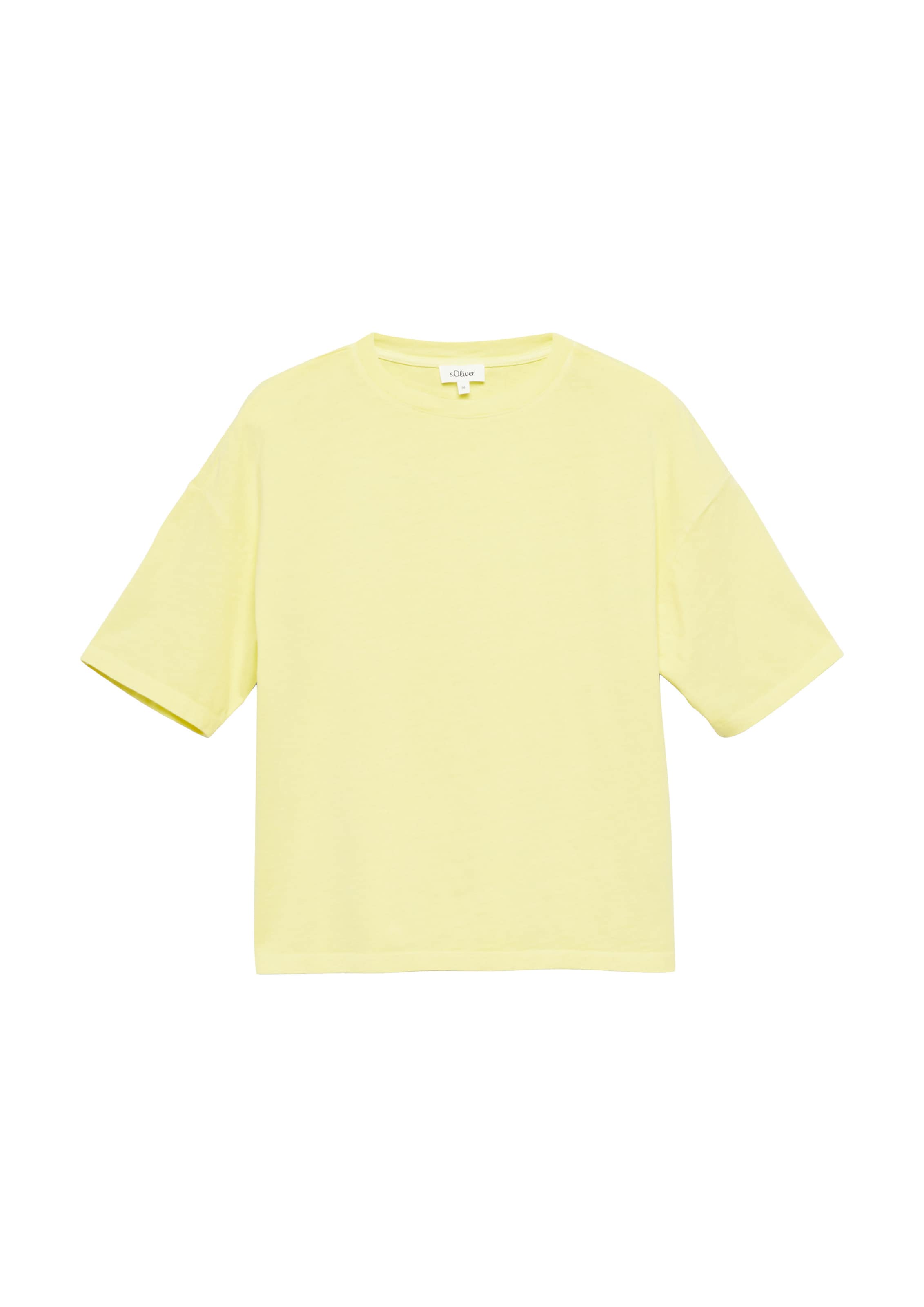 s.Oliver T-Shirt in Gelb: Vorderseite