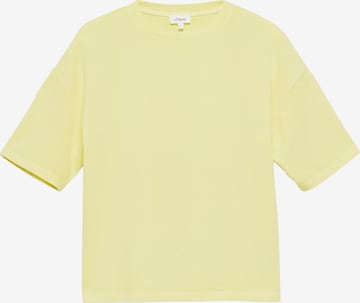 s.Oliver T-Shirt in Gelb: Vorderseite