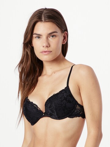 Women' Secret Push-up BH in Schwarz: Vorderseite